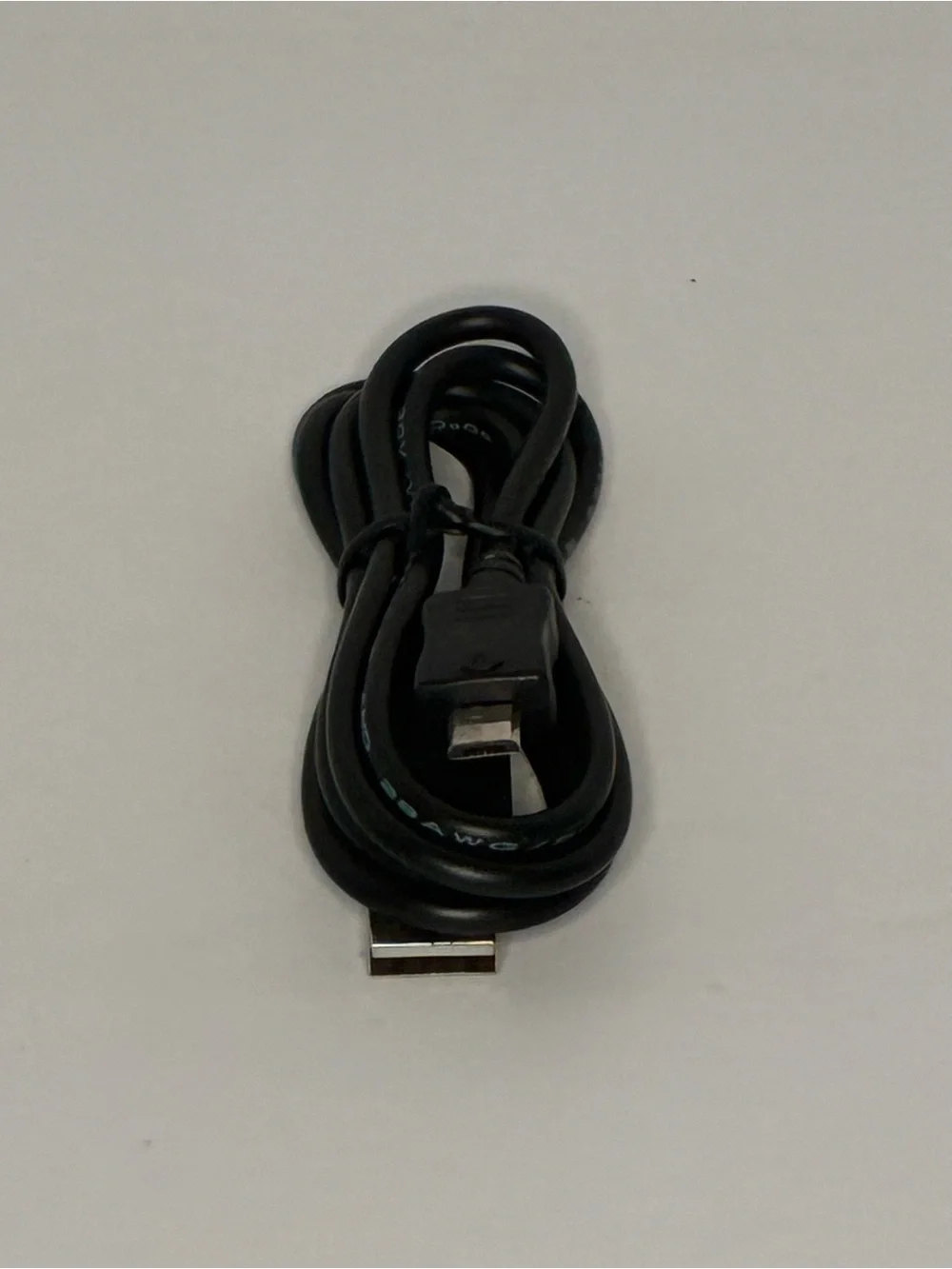 Black USB A to Micro-USB Cable